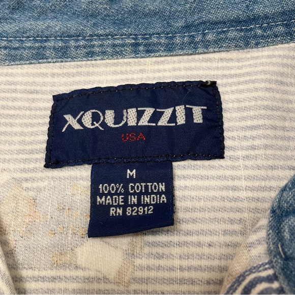 Vintage 90’s Nautical Bear Print Short Sleeve Button Up Shirt Women’s Medium - Picture 2 of 7